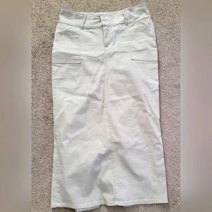 Khaki Maxi Skirt